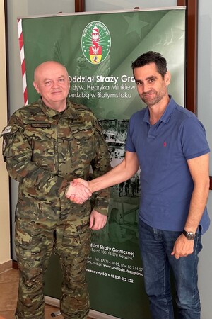 Wizyta oficera łącznikowego Agencji Frontex 