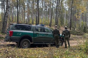 Patrol SG biorący udział w poszukiwaniach 