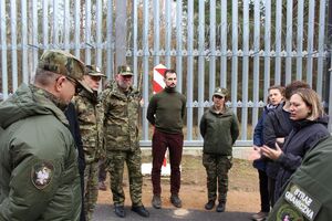 Wizyta brytyjskiej delegacji w Podlaskim Oddziale SG 