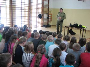 Spotkanie z funkcjonariuszami w ramach akcji "Bezpieczne Ferie 2017" 