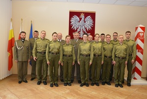 Ślubowanie nowo przyjętych funkcjonariuszy 