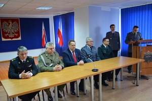 Uroczystość wręczenia nagród funkcjonariuszom z Placówki SG w Rutce-Tartak 