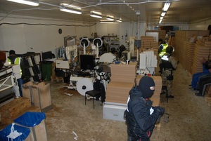 Nielegalna fabryka papierosów zlikwidowana przez Straż Graniczną 