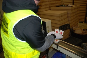 Nielegalna fabryka papierosów zlikwidowana przez Straż Graniczną 