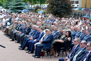 Uroczystość odsłonięcia Pomnika w Hołdzie Ofiarom Obławy Augustowskiej 