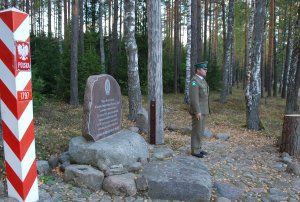 Stanowisko - miejsce mordu żołnierzy 24 Batalionu KOP "Sejny" 