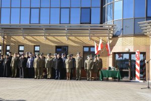 Uroczystości nadania imienia Placówce SG w Kuźnicy 