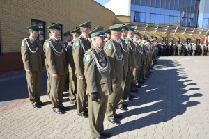 Uroczystości nadania imienia Placówce SG w Kuźnicy 