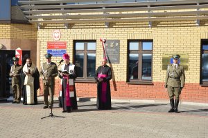 Uroczystości nadania imienia Placówce SG w Kuźnicy 