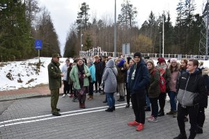 Wizyta młodzieży w Białowieży 