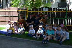Dzień Dziecka z Mundurem w Przedszkolu Samorządowym Nr 41 w Białymstoku 