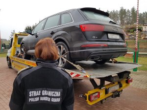 Odzyskane Audi Q7 