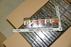 Zabezpieczone papierosy 