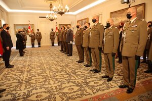 Uroczystośc nominacji na stopień generała 