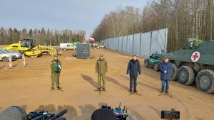 Wspólna konferencja na polsko-białoruskiej granicy 