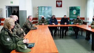 Posiedzenie sztabu dotyczące sytuacji na polsko-białoruskiej granicy UE 