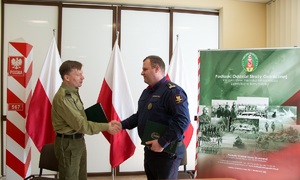 Podpisanie porozumienia o współpracy ze Strażą Ochrony Kolei 