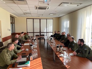 Wizyta delegacji estońskiej w Podlaskim Oddziale Straży Granicznej 