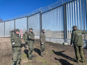 Wizyta delegacji estońskiej na granicy polsko-białoruskiej 