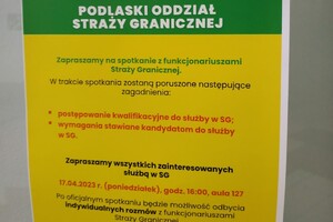 Spotkanie z uczniami Państwowej Uczeli Zawodowej w Suwałakch 