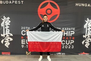 Funkcjonariuszka POSG na Mistrzostwach Europy w Karate 