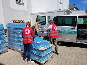 Otrzymane artykuły z Polskiego Czerwonego Krzyża 