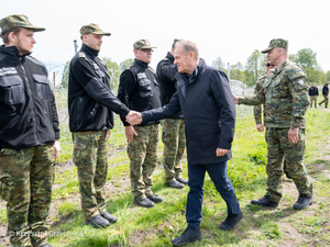Wizyta Premiera RP na polsko-białoruskiej granicy 