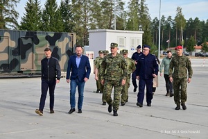 Wiceminister i Komendant Główny SG z wizytą na Podlasiu 