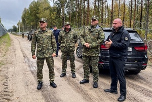 Wizyta szefa BBN na granicy polsko – białoruskiej 