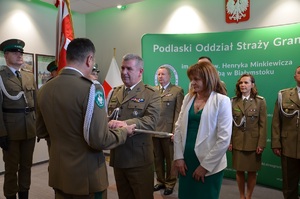 Pożegnanie ze służbą w Podlaskim Oddziale SG 