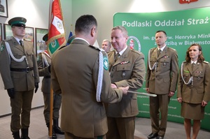 Pożegnanie ze służbą w Podlaskim Oddziale SG 