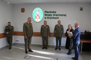 Uroczystości w Placówce SG w Krynkach 