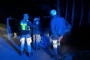 Zatrzymany kurier i nielegalni migranci Funkcjonariuszka SG, Zatrzymany kurier i nielegalni migranci