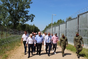 Wizyta niemieckiej delegacji w Podlaskim Oddziale SG 