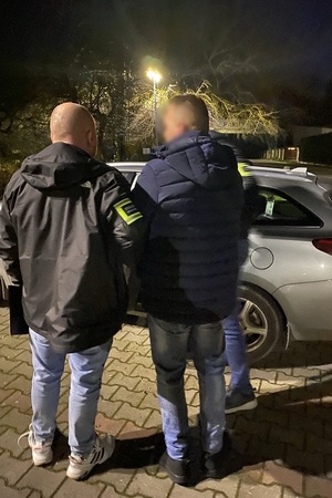 Zatrzymany przez funkcjonariuszy PSG w Rutce-Tartak