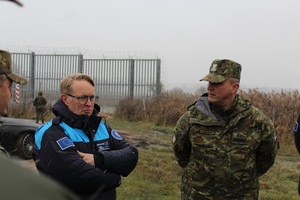 Szef Agencji Frontex z wizytą na granicy polsko-białoruskiej 