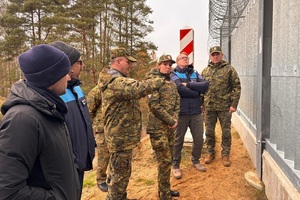 Szef Agencji Frontex z wizytą na granicy polsko-białoruskiej 