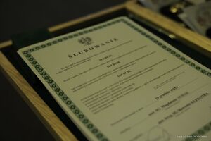 Ślubowanie nowo przyjętych funkcjonariuszy 