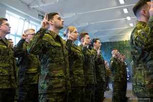 Ślubowanie nowo przyjętych funkcjonariuszy 