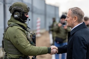 Premier i Minister MSWiA na polsko-białoruskiej granicy 