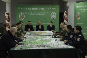 Premier i Minister MSWiA na polsko-białoruskiej granicy 