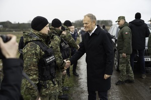 Premier i Minister MSWiA na polsko-białoruskiej granicy 