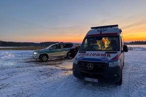 Na miejscu byli funkcjonariusze Straży Granicznej 