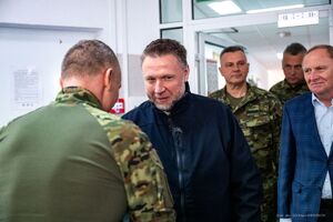 Minister MSWiA na polsko-białoruskiej granicy+ 