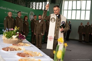 Wielkanocne spotkanie w Podlaskim Oddziale Straży Granicznej 