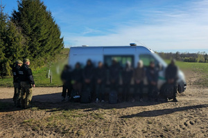 Pracowicie na granicy polsko litewskiej 