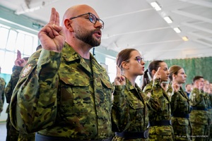 Ślubowanie i wręczenie aktów mianowań w Podlaskim Oddziale SG 