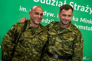 Ślubowanie i wręczenie aktów mianowań w Podlaskim Oddziale SG 