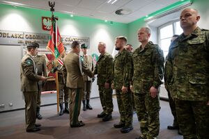 Ślubowanie i pierwsze awanse w Podlaskim Oddziale SG 