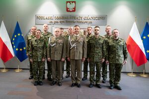 Ślubowanie i pierwsze awanse w Podlaskim Oddziale SG 